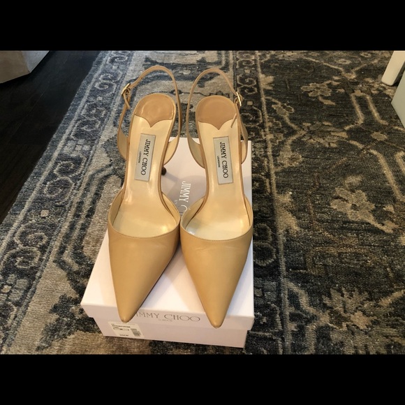 Jimmy Choo Gold Heels - Picture 8 of 12